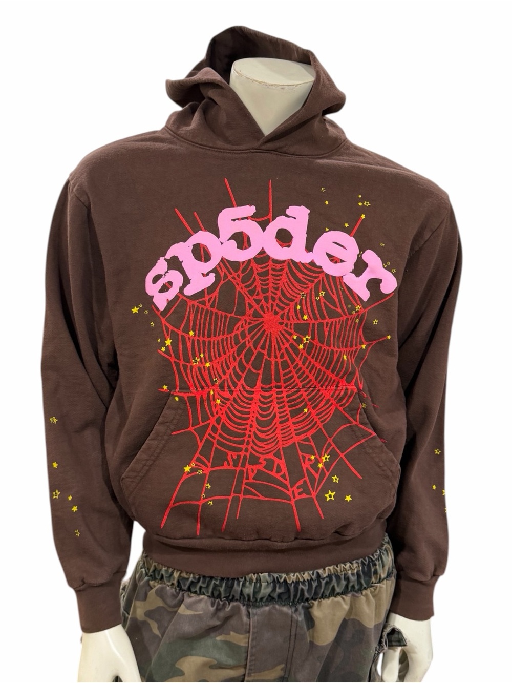 Spider OG Web Hoodie Brown